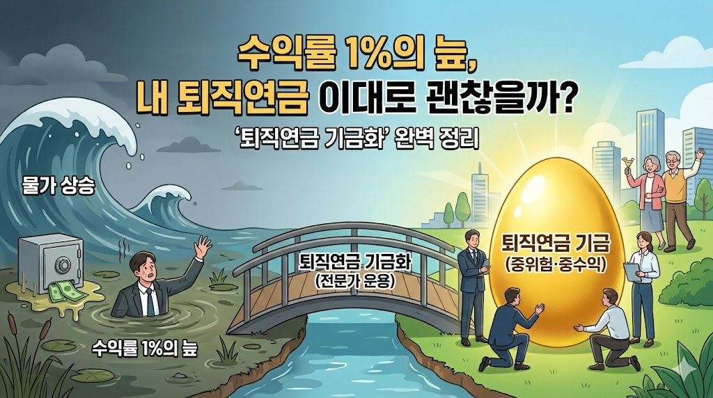 수익률 1%의 늪, 내 퇴직연금 이대로 괜찮을까? ‘퇴직연금 기금화’ 완벽 정리