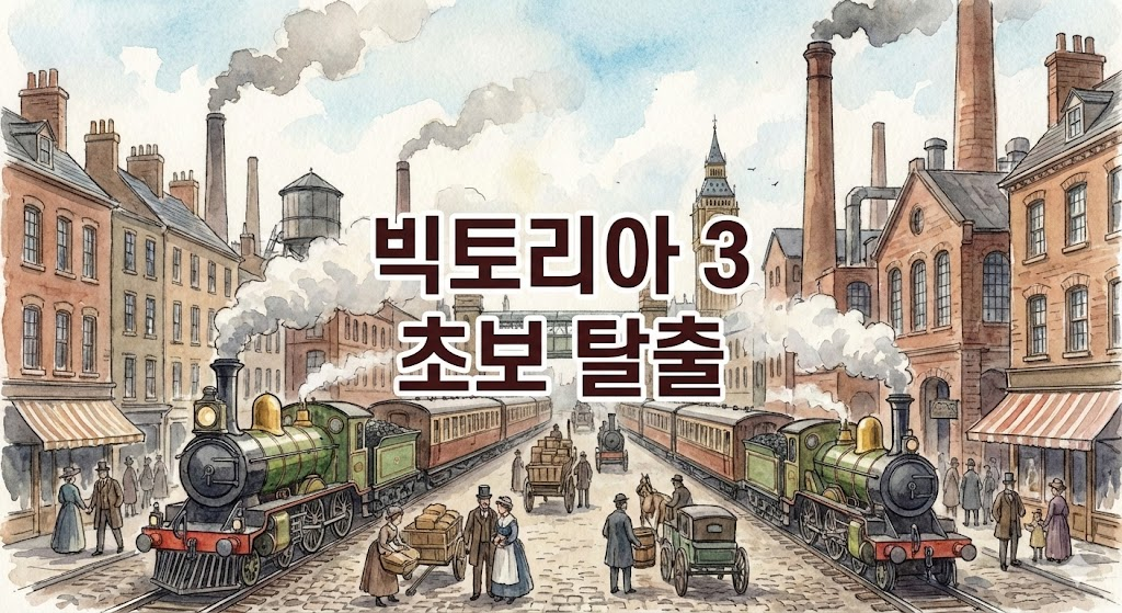 빅토리아 3 (Victoria 3) 뉴비 절단기 극복! 실전 압축 꿀팁 정리
