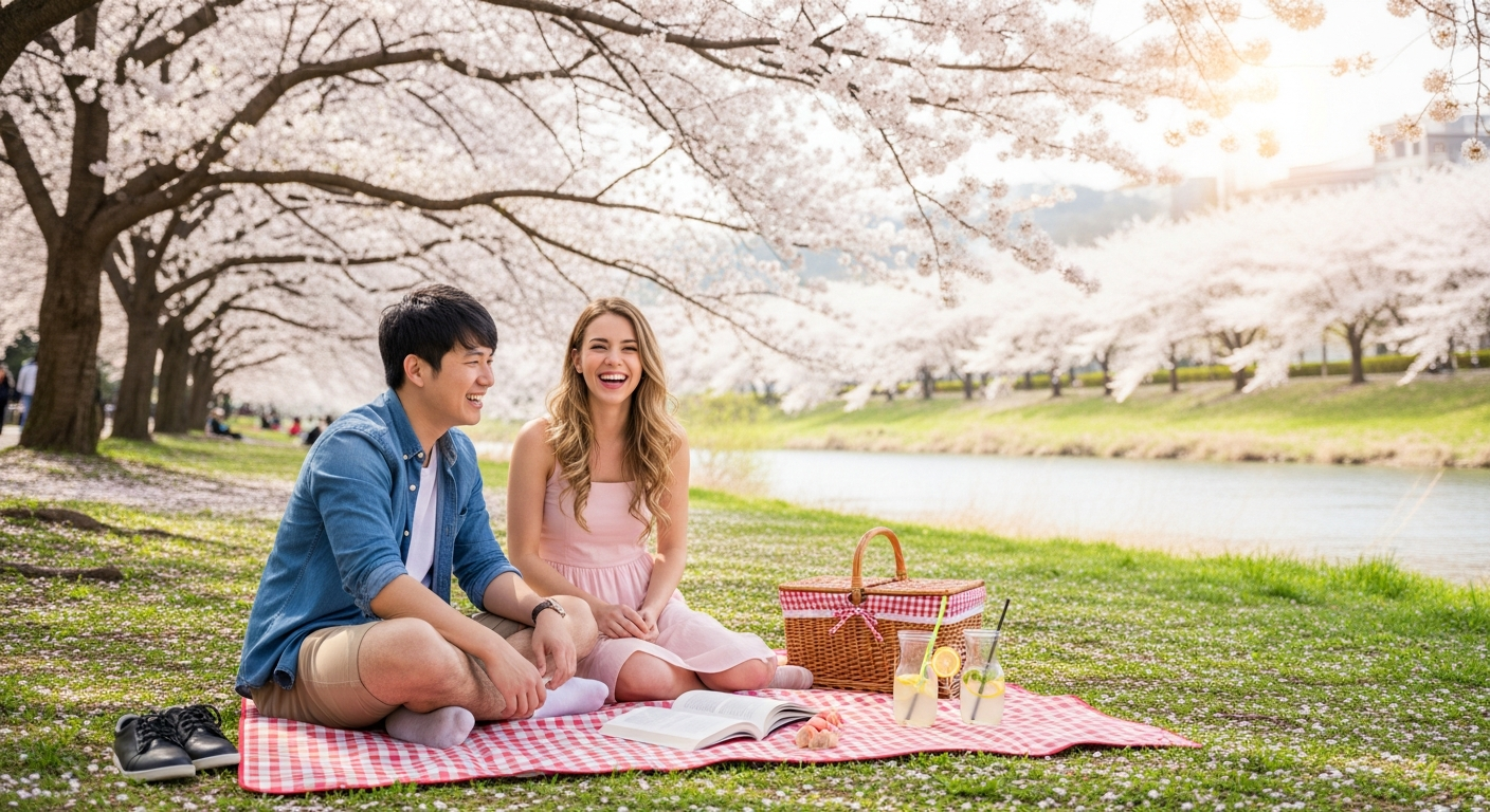 4월 한강 피크닉이 최고인 이유