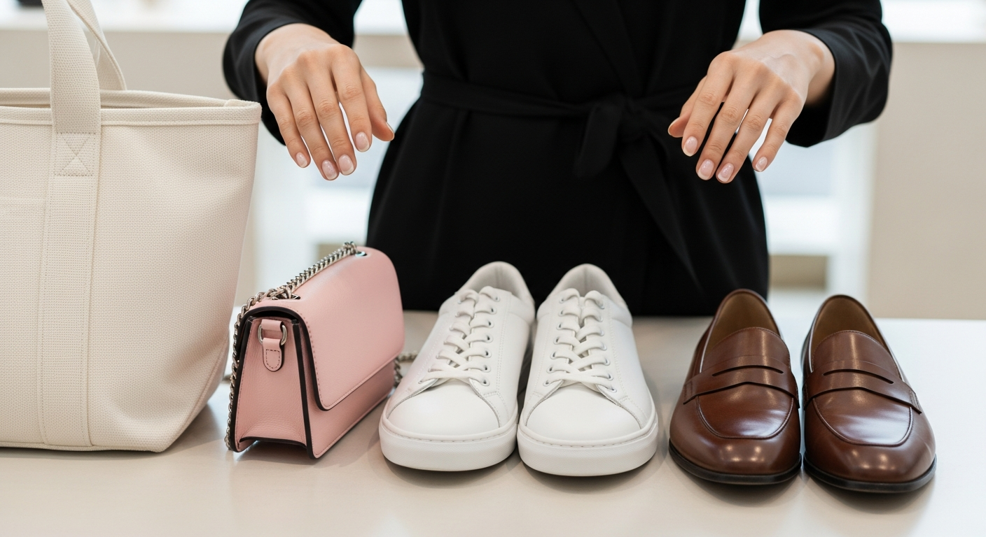 작은 디테일, 신발과 가방으로 마무리
