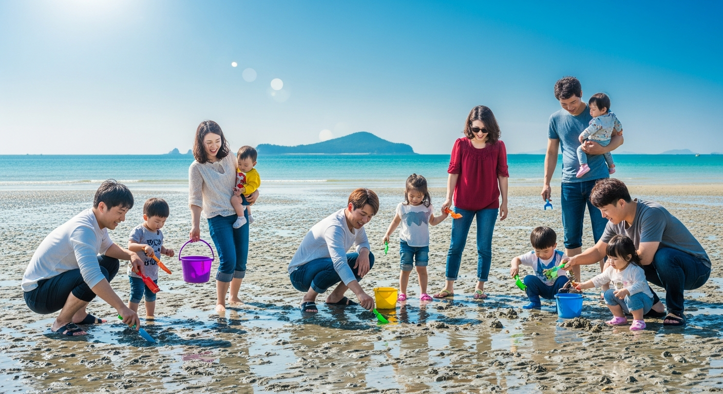 봄 바다 향기 가득, 인천 큰무리마을 - 3월 바다여행