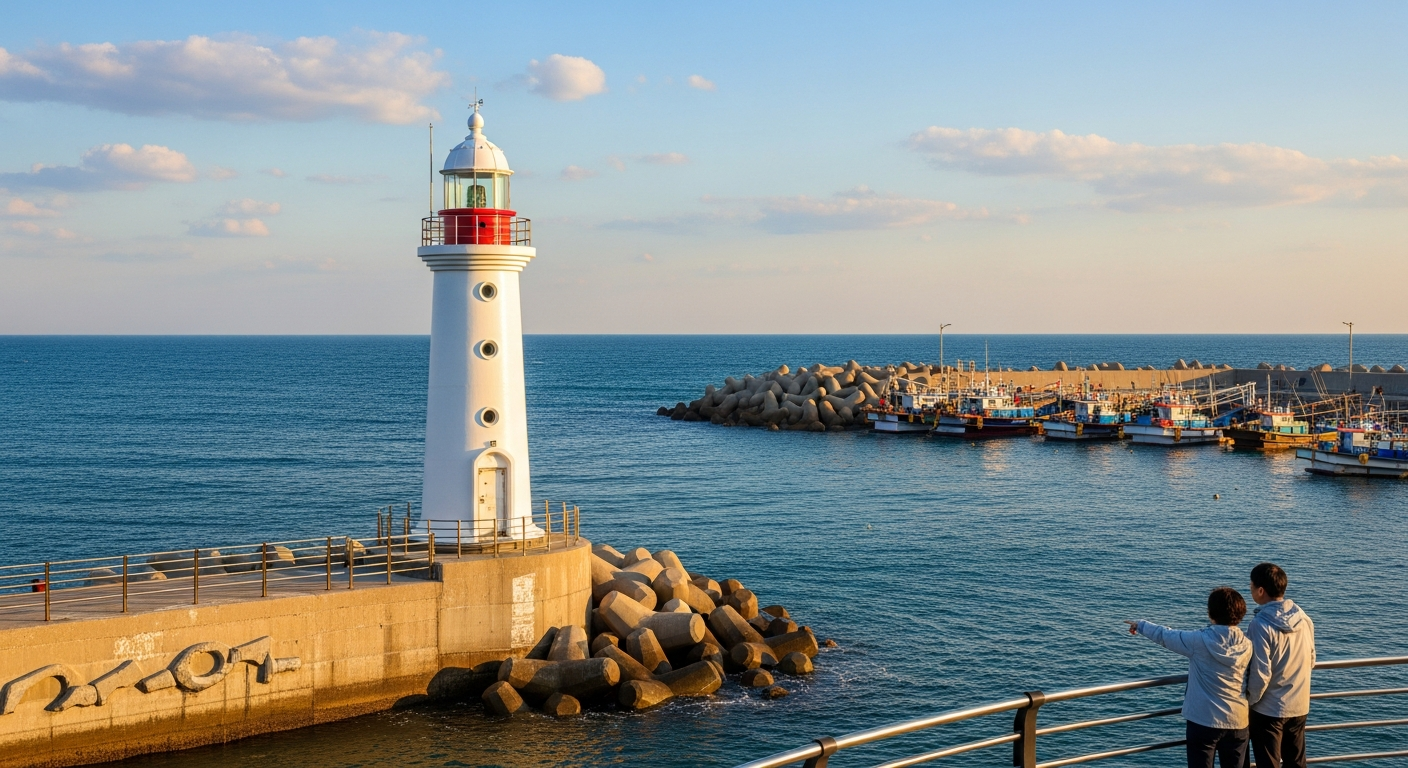 동해의 푸른 등대, 3월 바다여행의 낭만