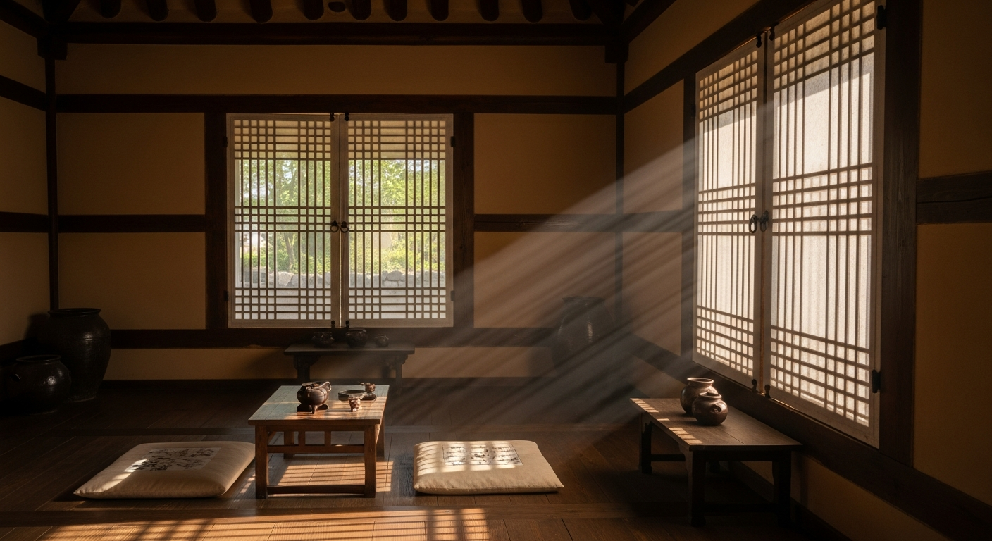 유배지 터, 그가 머물던 초가집