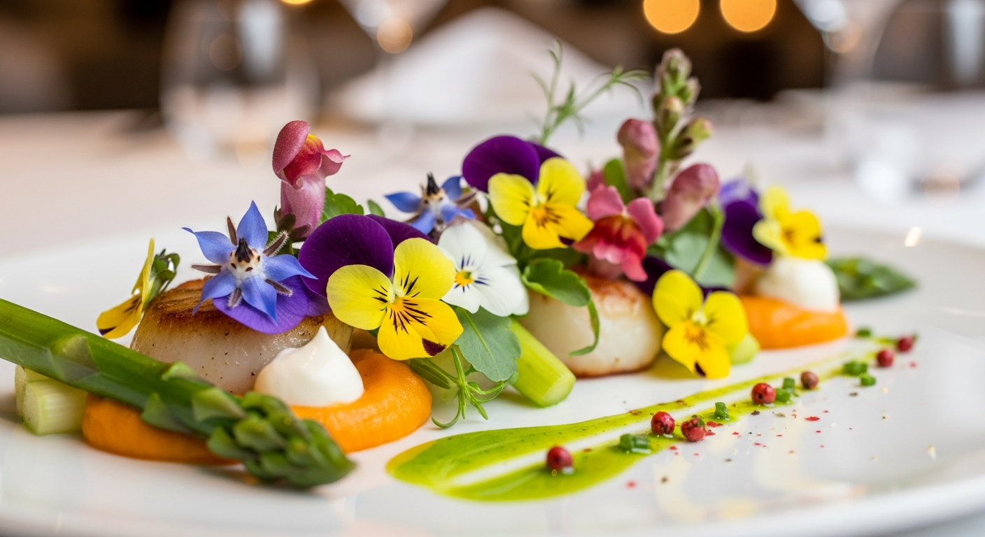 식용 꽃, 눈으로도 즐기는 봄의 향연