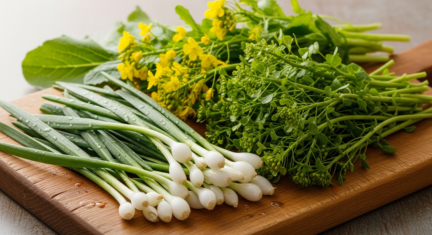 제철 채소의 싱그러운 변신