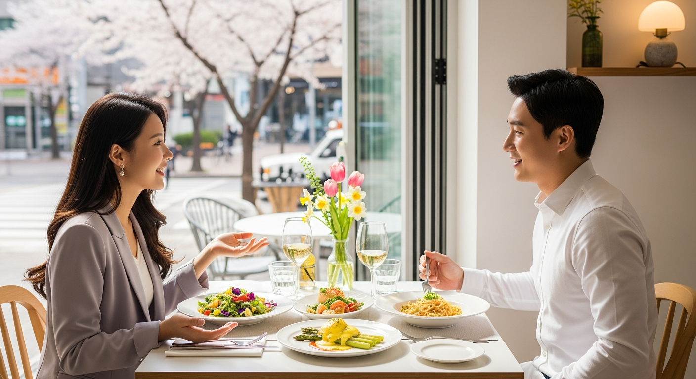 서울의 특별한 봄 미식 공간
