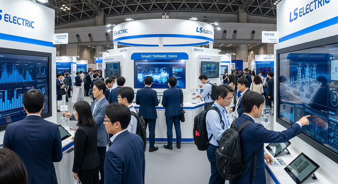 도쿄 엑스포 현장 분위기와 LS일렉 부스의 인상