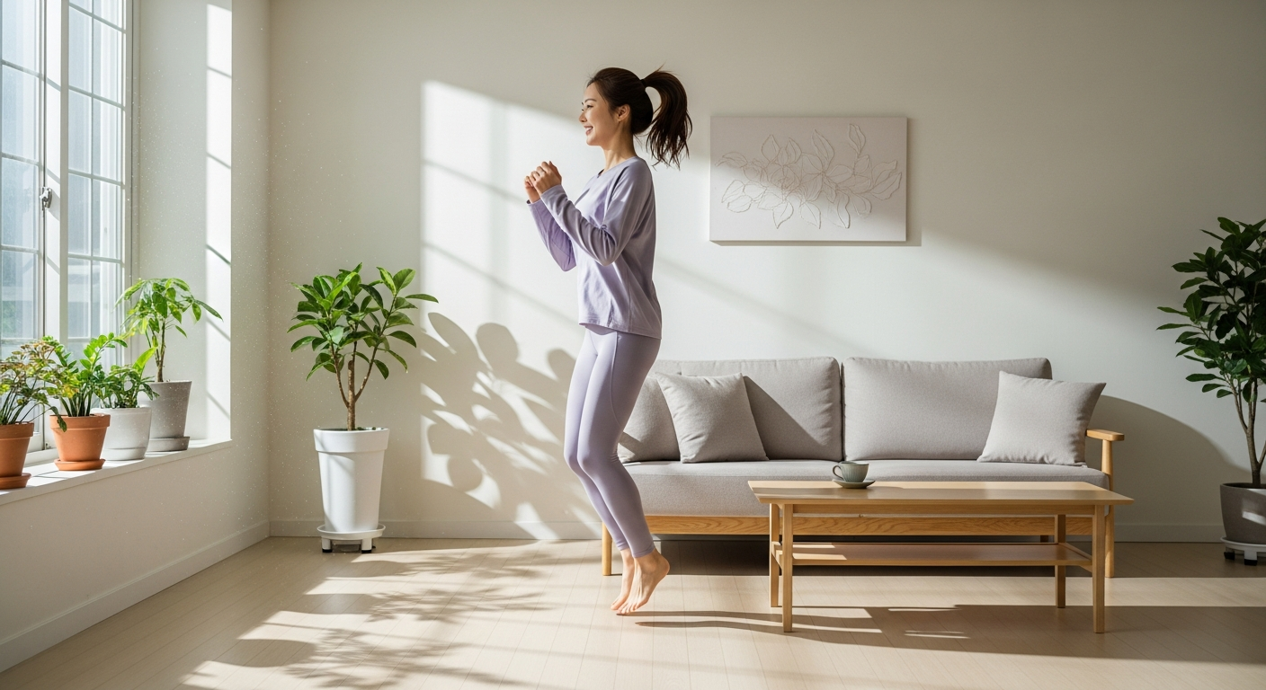 제자리 점프 운동, 아침 1분으로 활기찬 하루 시작하는 3가지 방법