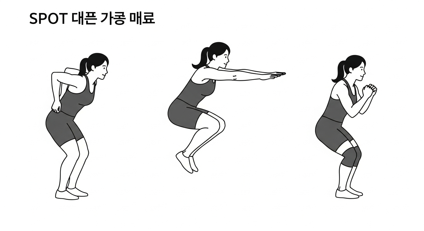 제자리 점프, 효과를 높이는 실천 팁 3가지 - 제자리 점프 운동