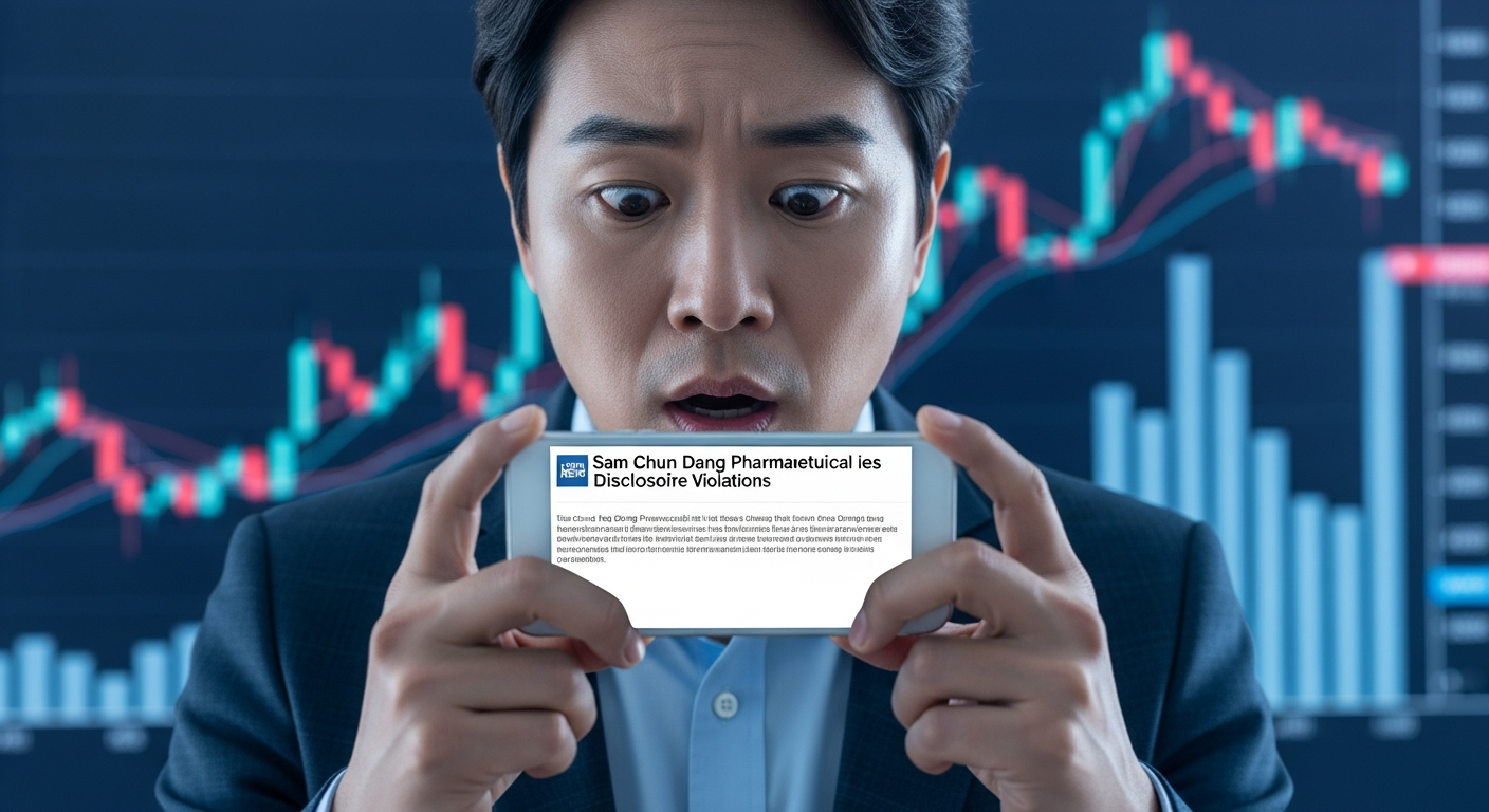 삼천당제약 불성실공시 지정예고, 주가는 왜 급락했을까?