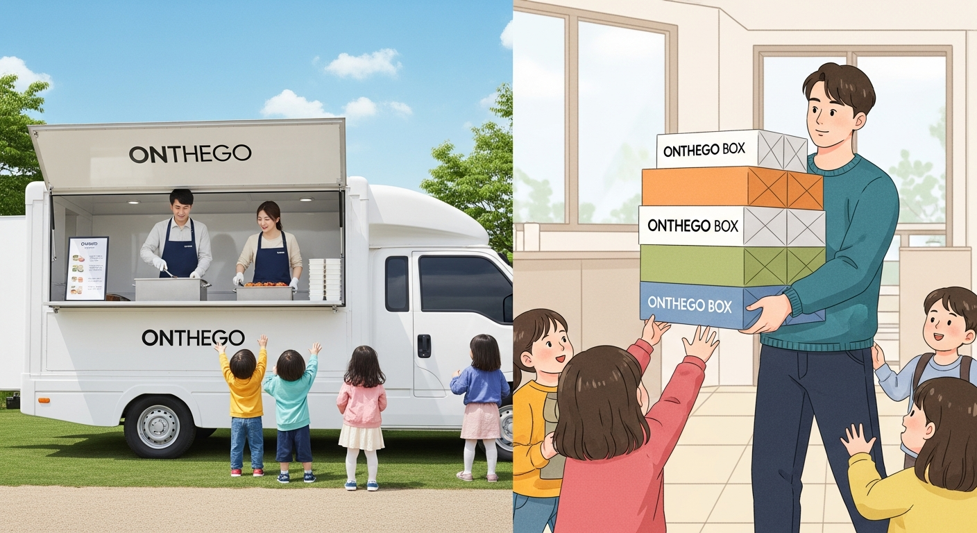 '온더고타임'과 '온더고BOX', 두 가지 나눔 방식