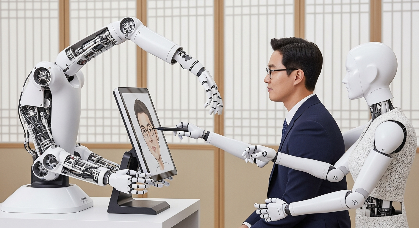 AI Fortune-Telling Robot Appears in Ikseon-dong? Its Shocking Identity and Visit Review! 2 로봇 무당 '아미'와 관상가 '단군'의 놀라운 능력