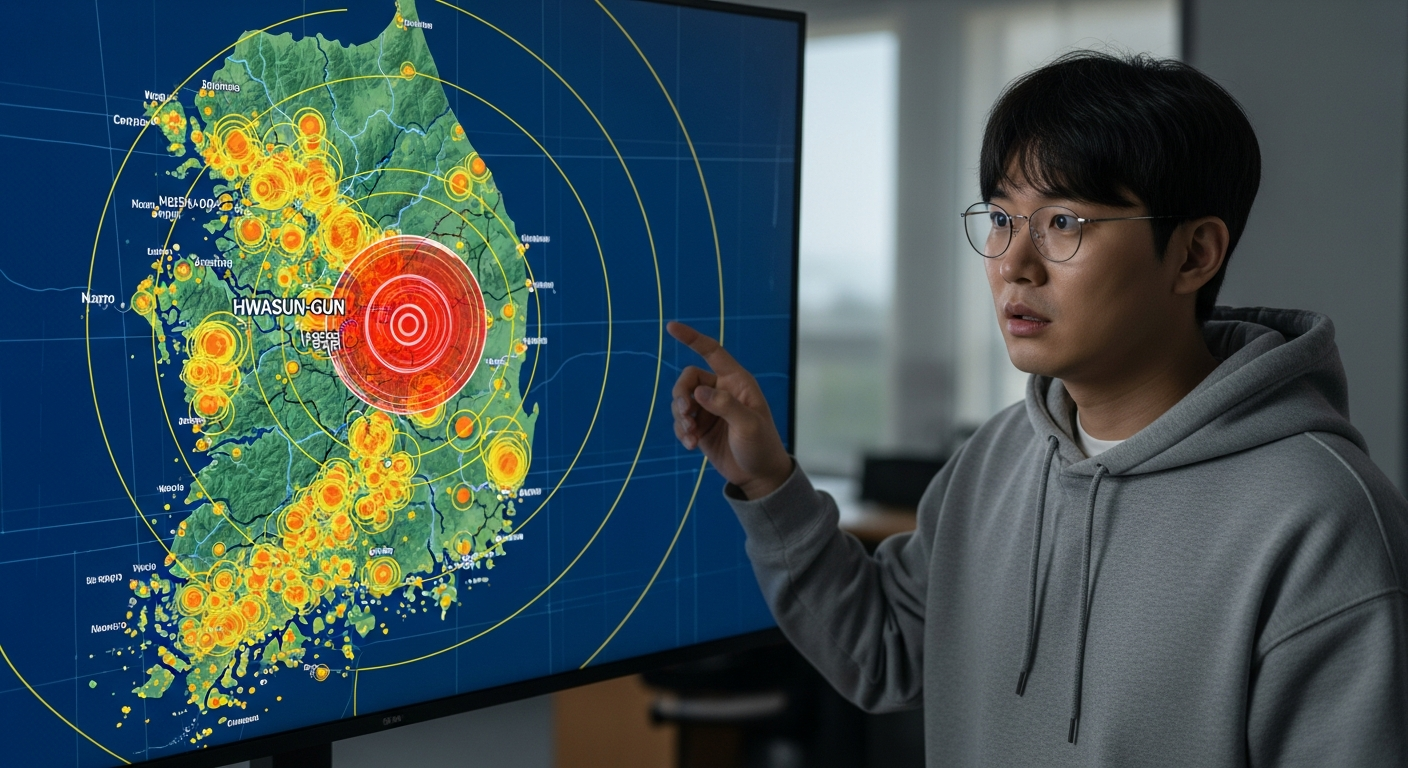 화순 지진, 정확히 언제 어디서 발생했을까요?