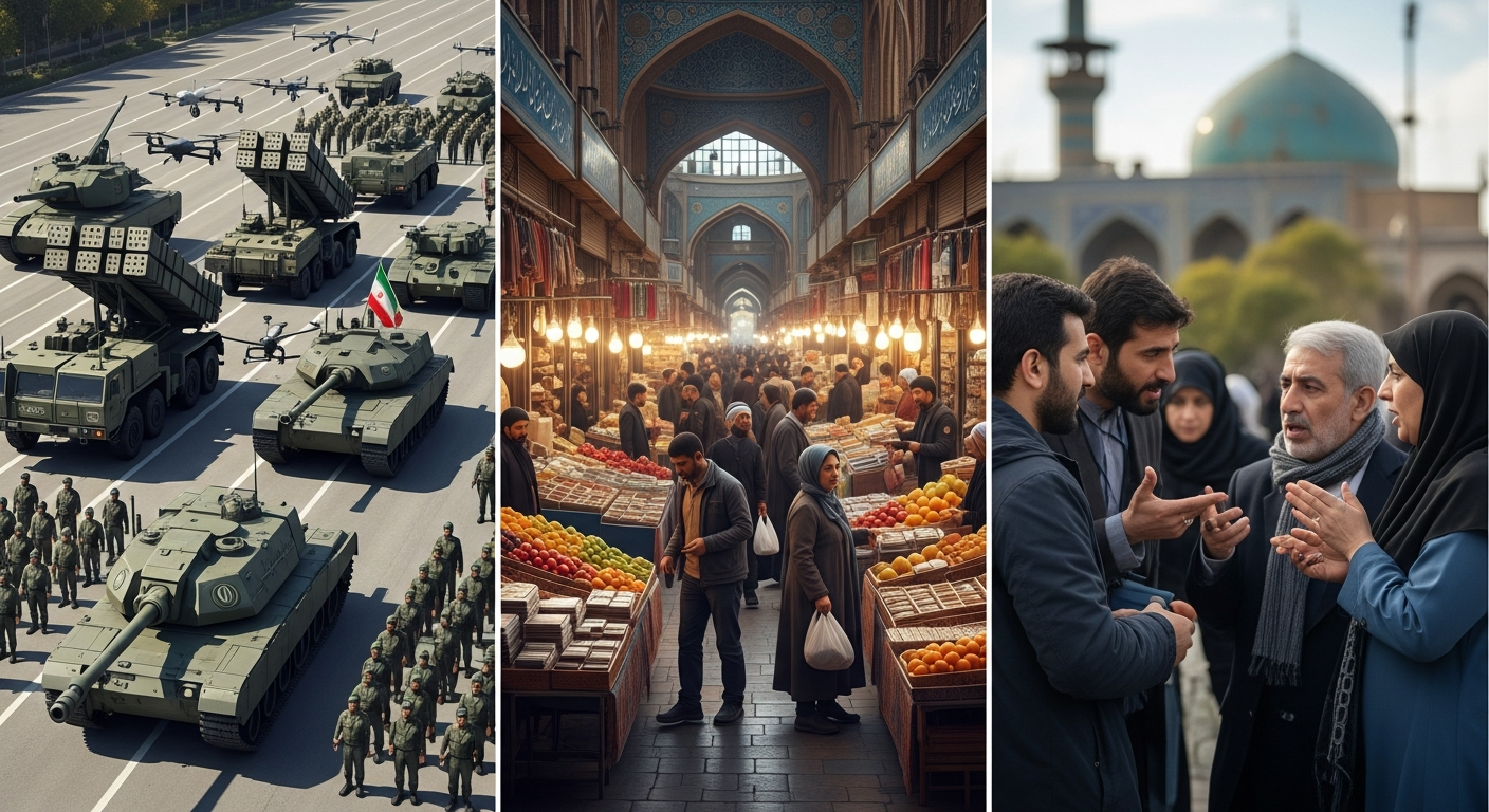 军事力量是基础，更掌控经济和社会